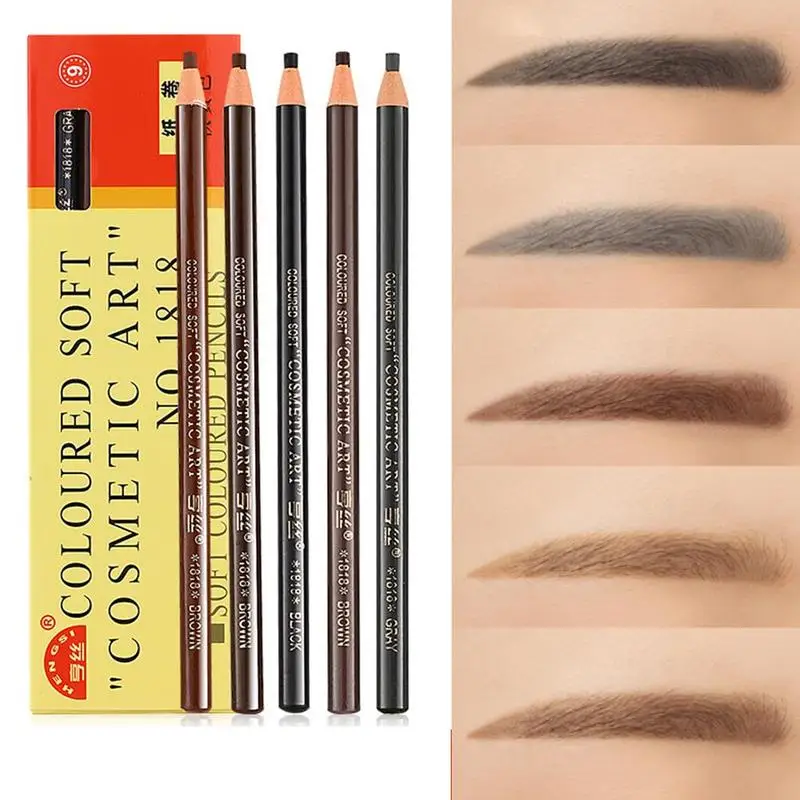 1 шт. Водостойкий карандаш для татуажа бровей|Средства роста бровей| |