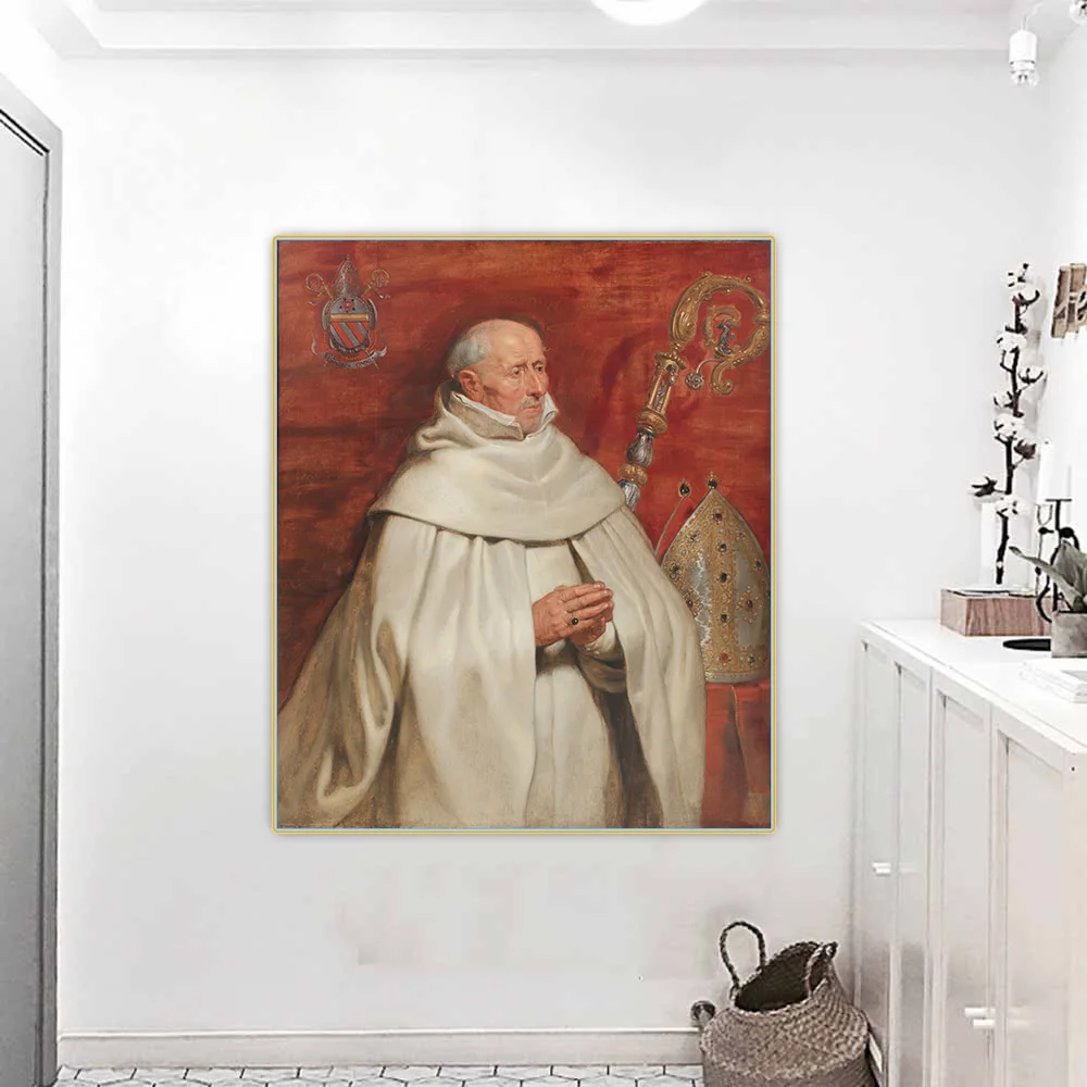 

Holover Canvas Oil Painting Peter Paul Rubens"Matthaeus Yrsselius"Baroque Art Poster Wall Artwork Aesthetic Home Decoration