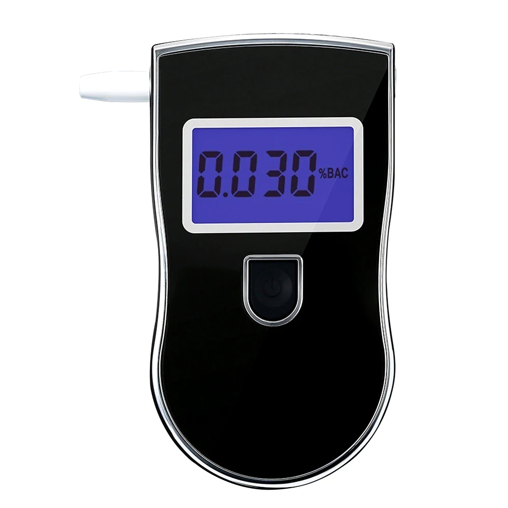 Профессиональный цифровой алкотестер AT-818 Алкотестер с 3 цифровыми ЖК-дисплеями и