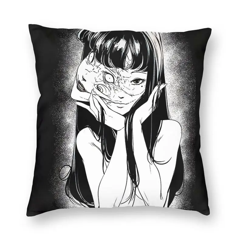 

Чехол для подушки Tomie Ito V3 в японском стиле, декоративная наволочка для дивана, дивана с рисунком аниме, манга, ужас, джундзи Ито, квадратный р...