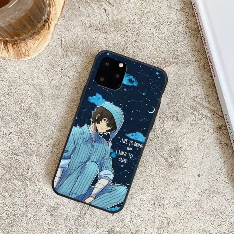 

Anime Bungou Stray Dogs Dazai Osamu Phone Cases for iPhone 8 7 6 6S Plus X 5S SE 2020 XR 11 12 Pro mini pro XS MAX
