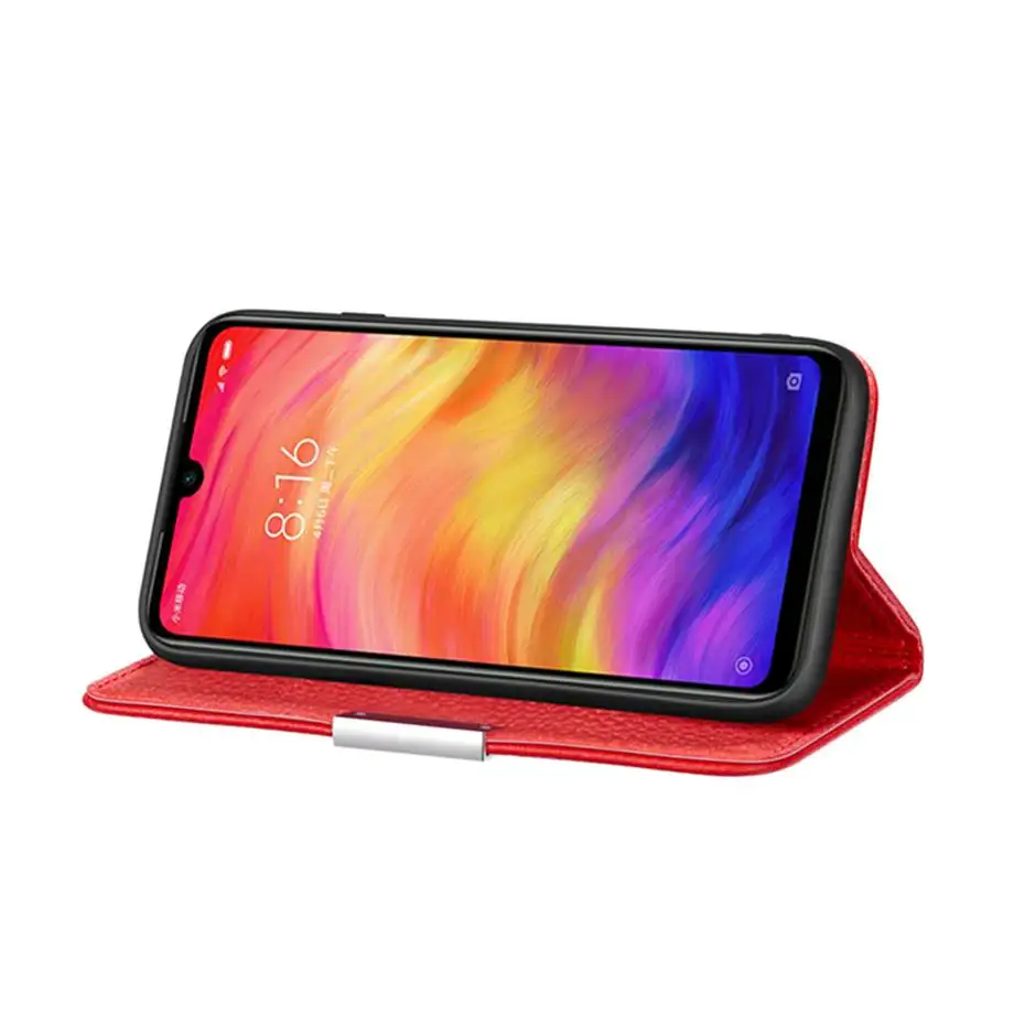 Автоматическая Адсорбция чехол для телефона из искусственной кожи для Xiaomi Redmi 7A 6 K20 Pro кошелек чехол для Xiaomi Redmi Note 6 7 Pro откидная крышка