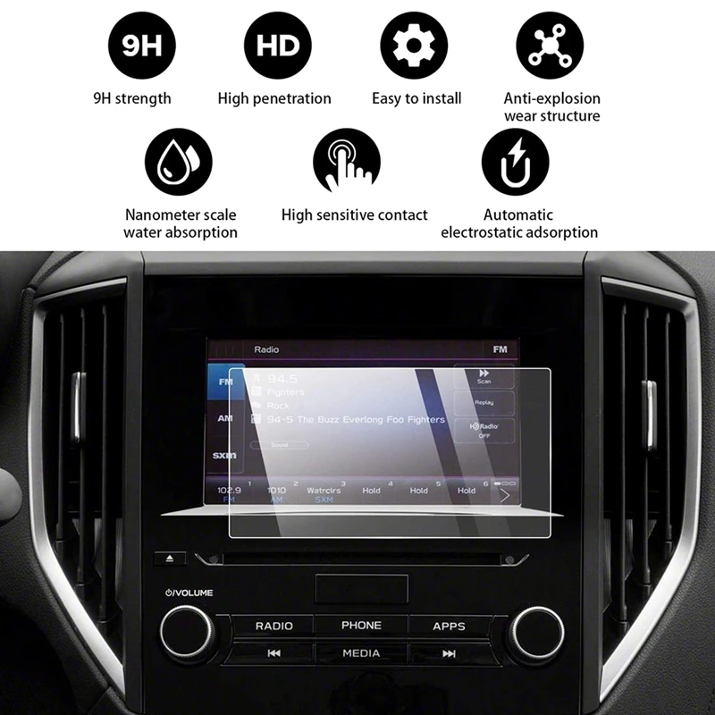 Для 2019 2020 Subaru Forester Starlink 6 5 дюйма Защитная пленка для контактного экрана навигации