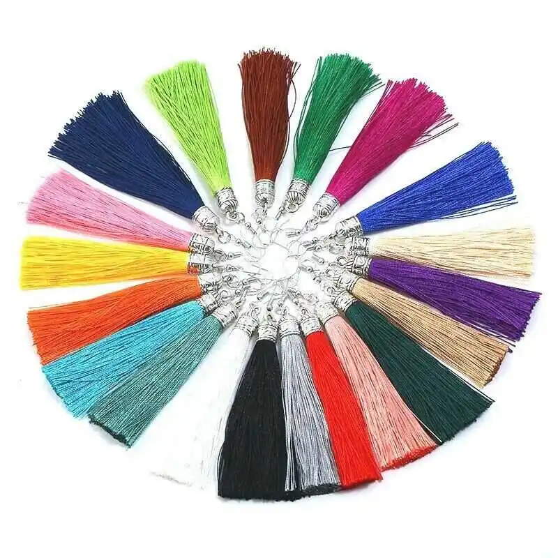 Длинные висячие серьги с кисточками в богемном стиле для женщин бахромой из