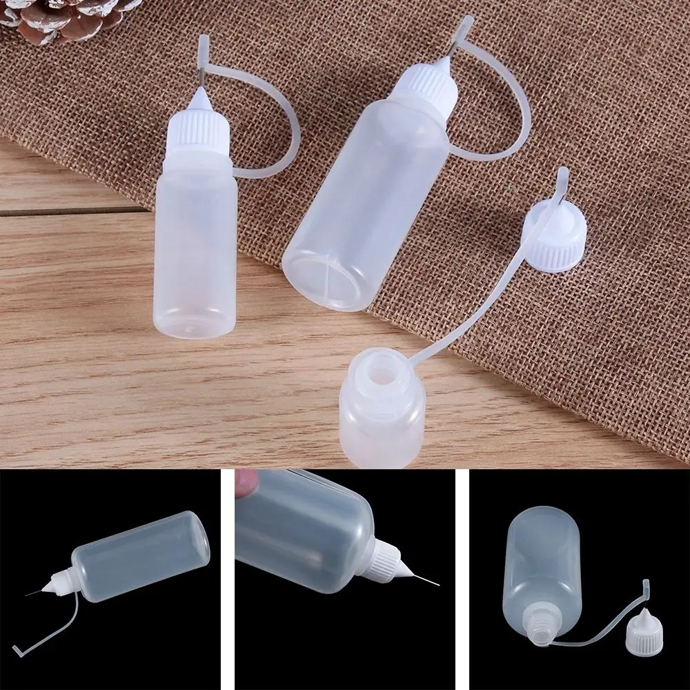 

Tool Scrapbooking Refillable for Paper Quilling Squeezable Needle Tip Glue Bottle Applicator Bottle Dropper Bottles