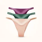 Женское Бесшовное нижнее белье, бикини, модные трусики-стринги, сексуальные тонкие дышащие удобные шелковые трусики