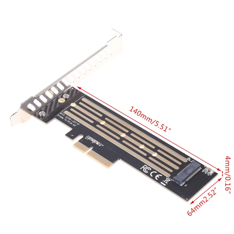 

Плата-адаптер F19E PCIE на M.2 NVME, высокоскоростная карта передачи для настольного компьютера, SSD, жесткого диска, расширенная карта