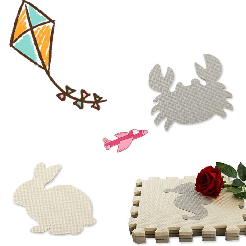 

36 Pcs Foam Puzzle Mats Baby Mat with Fence Foam Floor Tiles Kids Puzzle Mat Baby Crawling Mat