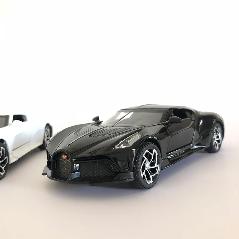 1/32 сплав игрушечный автомобиль La Voiture Noire Bugatti литье под давлением металлическое