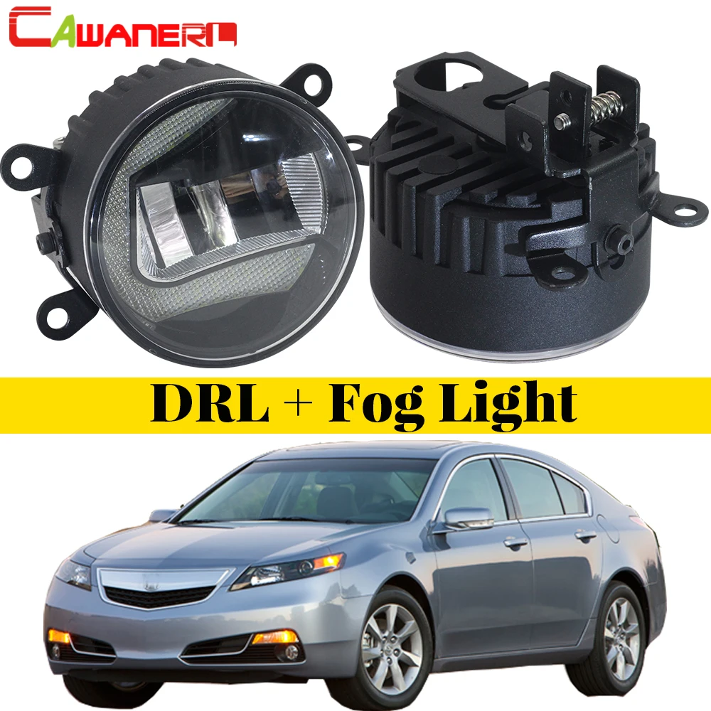 Cawanerl для Acura TL 2012 2013 2014 автомобиля Exteral светодиодный туман светильник дневного