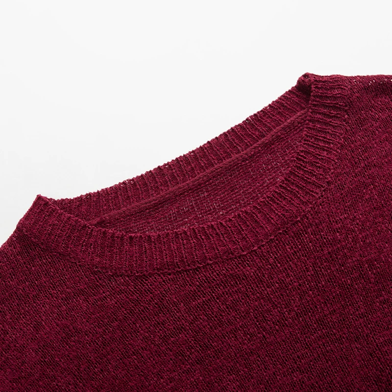 2019 новый вязаный свитер женский тонкий свободный осенне-зимний вариант пуловер с