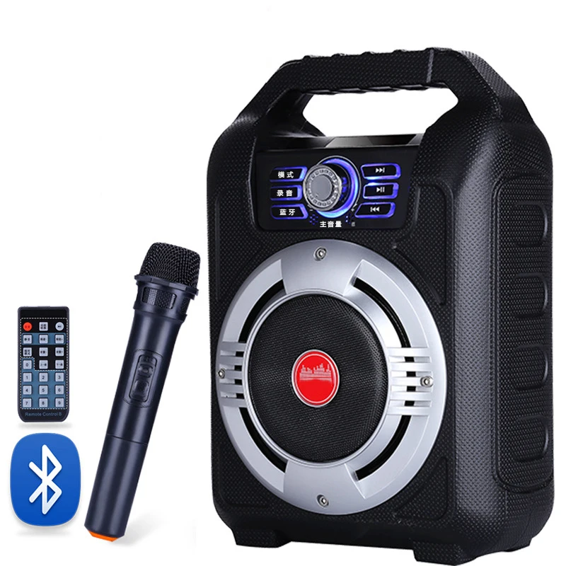 S38 Большой Мощный Bluetooth аудио тяжелый сабвуфер U диск вечерние аудио 5,25 дюймов портативный открытый динамик музыкальный плеер Поддержка FM TF