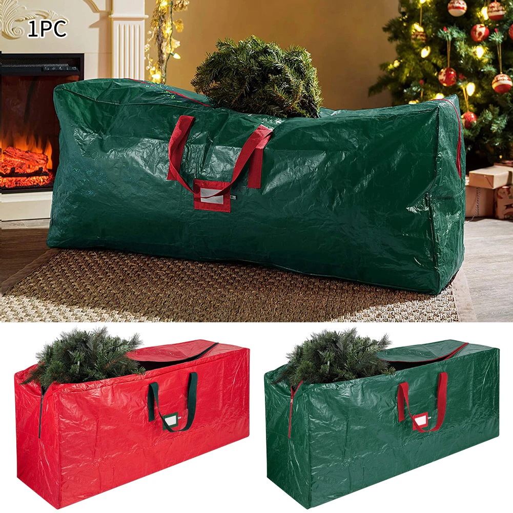 

Disassembled Dustproof Toys Garden Portable With Handles Zipper Outdoor Christmas Tree Storage Bag Holiday Large Capacity Travel