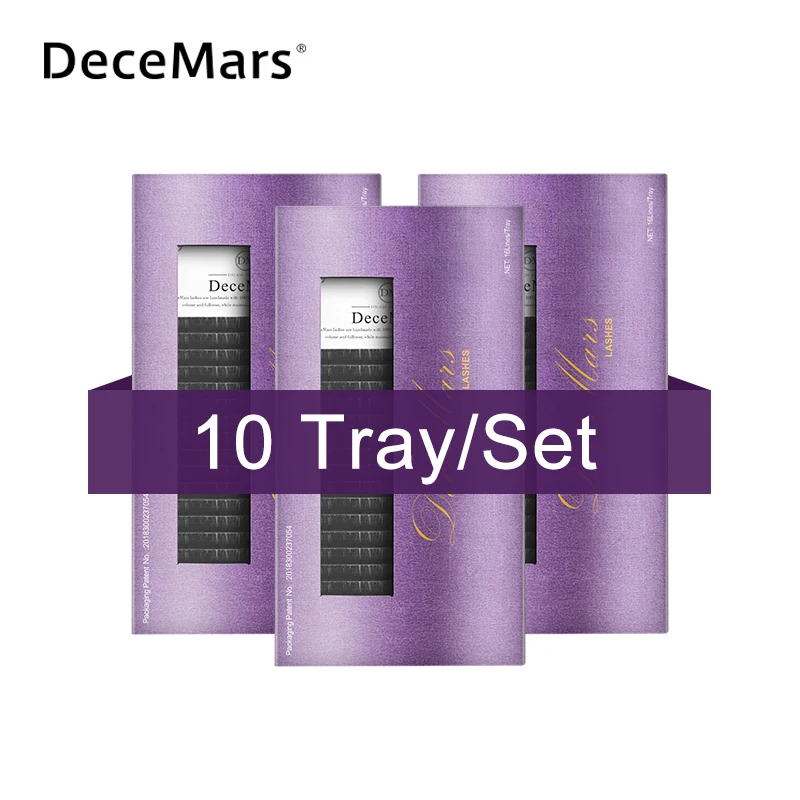 Накладные ресницы DeceMars отдельные норковые J B C D объем 10 шт./лот | Красота и