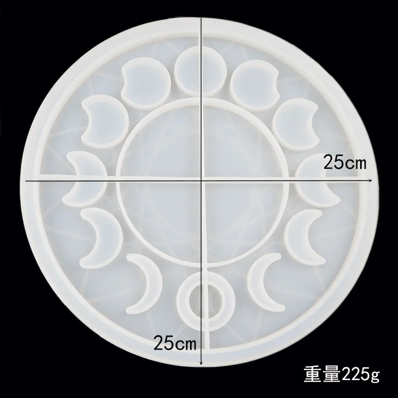 Форма для украшения лунного затмения звезды фазы Луны диск циферблат часов