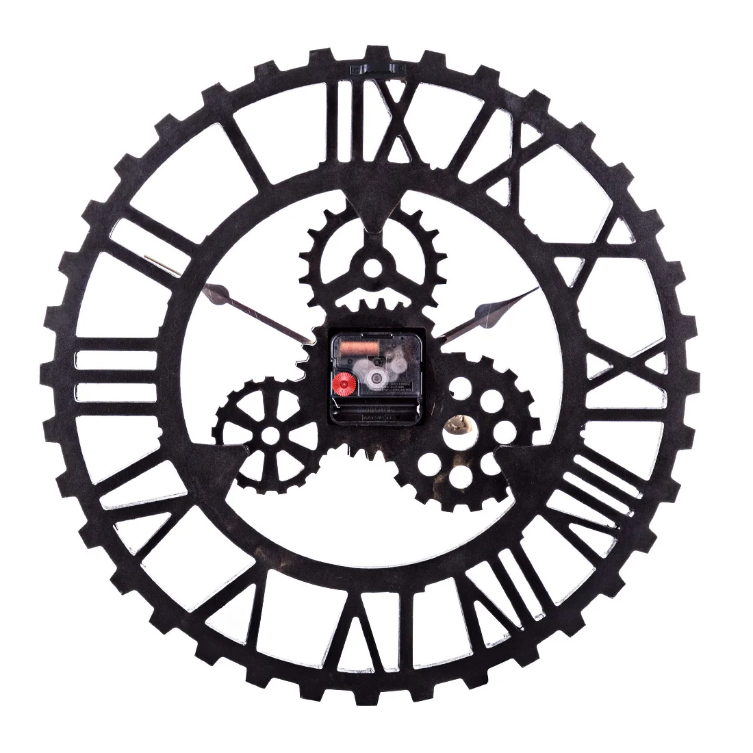 Хит 24 см 58 Ретро стиль римские пустотелые часы бесшумные настенные для дома