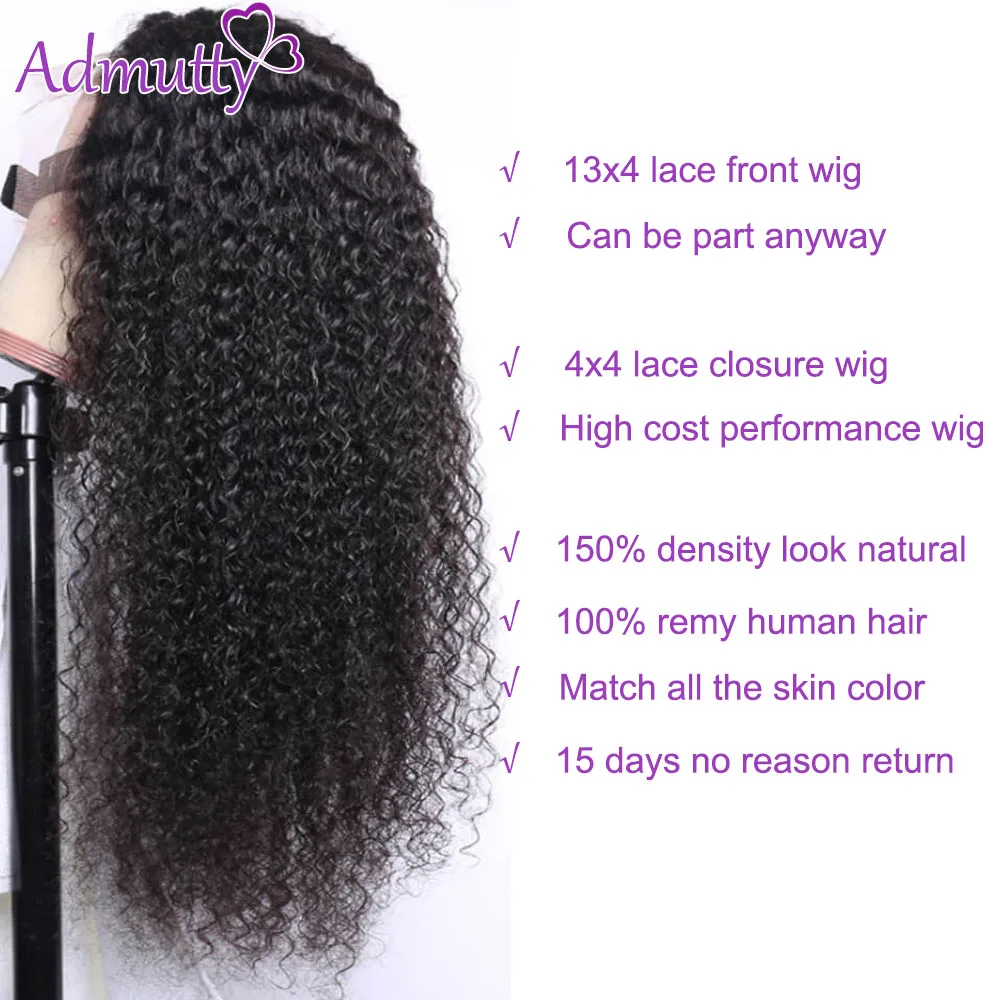 Кудрявый парик человеческие волосы кружевные передние парики HD шнурка 4x4 13x4 13x6