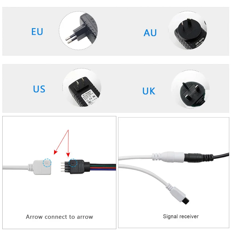 

Bluetooth LED Strip Light RGB 5050 SMD 2835 Flexible Ribbon Fita Led Light Strip RGB 5M 10M 15M Tape Diode DC12V 60LED/M+Adapter