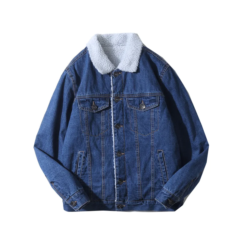 Отличное предложение мужское пальто модное из джинсовой ткани 2020 зимнее Мужское