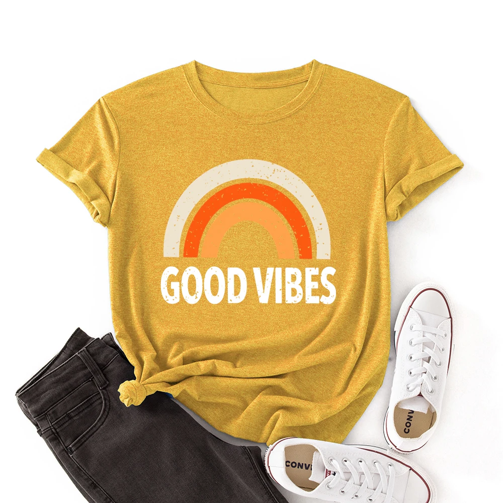 Женские повседневные Летние футболки с круглым вырезом и коротким рукавом