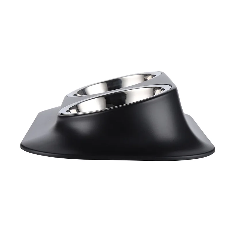 

New Pet Bowl Stainless Steel Dog Bowl Cat Bowl Pet Feeder Oblique Neck Guard Dog Food Dog Bowls Dog Accessories pet products