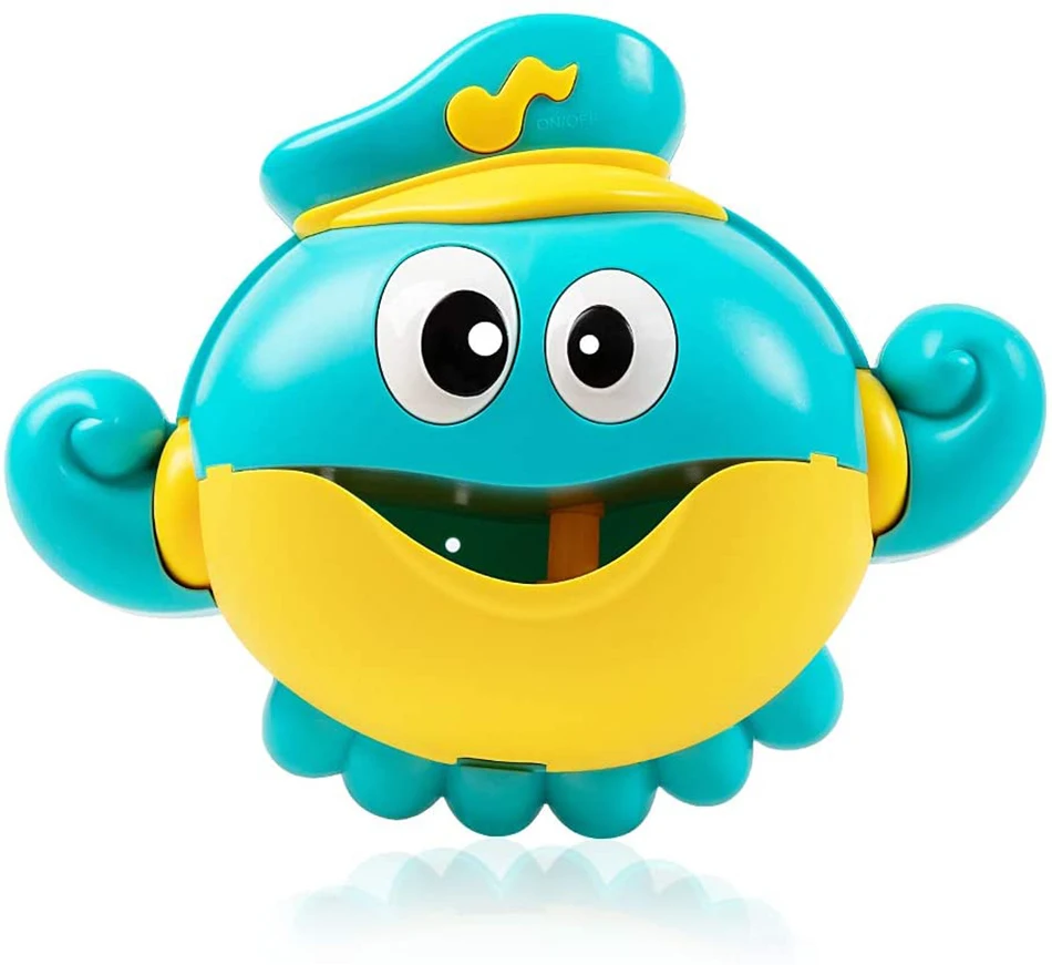 

Baby Bath Toys Bubble Machine Crabs Frog Music Kids Bath Toy Bathtub Soap Automatic Bubble Maker Baby Bathroom Toy for Children