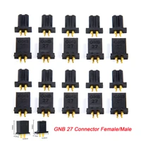 5pairs 10pairs gaoneng gnb27 gnb 27 connector female male plug for rc racing models multicopter fixed board diy spare part
