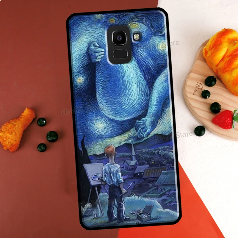 Чехол Ван Гога для Samsung J3 2017 J5 J7 A3 A5 J1 2016 J6 J4 Plus A6 A7 A8 A9 J8 2018 | Мобильные телефоны и