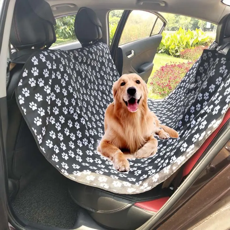 売却 ペット車のマット防水犬キャリア漫画リアバックマットハンモックプロテクター安全ベルトペット犬のカーシートカバーマット