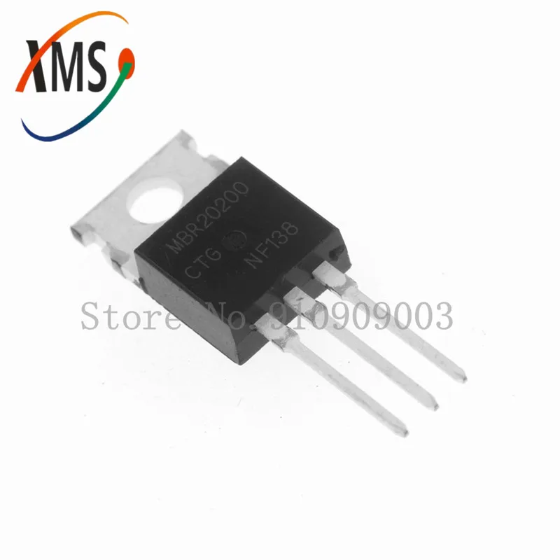 10 шт. MBR20200CT TO220 MBR20200 TO 220 20200CT|Интегральные схемы| |