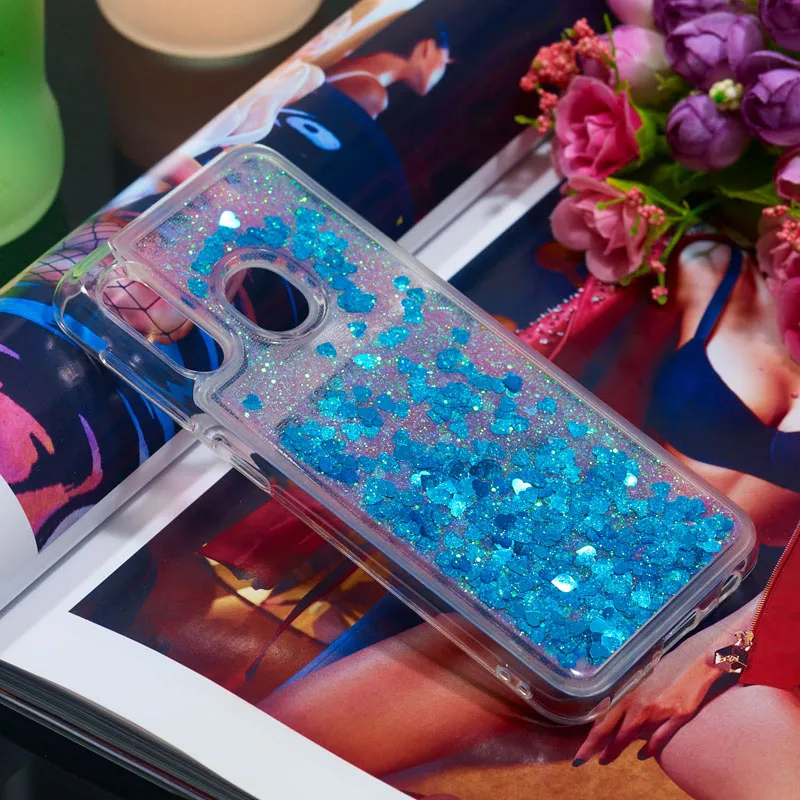 Блестящий Жидкий чехол для samsung Galaxy A20e Jean2 милый Блестящий динамический песок силиконовый мягкий чехол Жан 2 SM-A202F/DS SM-A202K