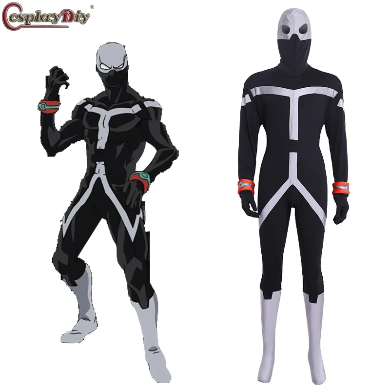 Cosplaydiy My Hero Academy Cosplay Twice Jin Bubaigawara костюм Boku No Akademia черный комбинезон для взрослых на