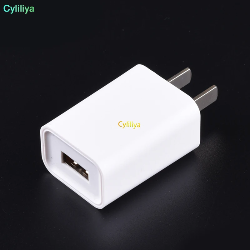 Настенные зарядные устройства с вилкой для США и ЕС 50 шт. адаптер 5 в 1 А удобный