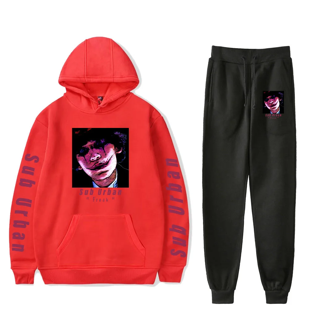 WAWNI Sub худи городская свитер костюм из двух предметов для детей популярные