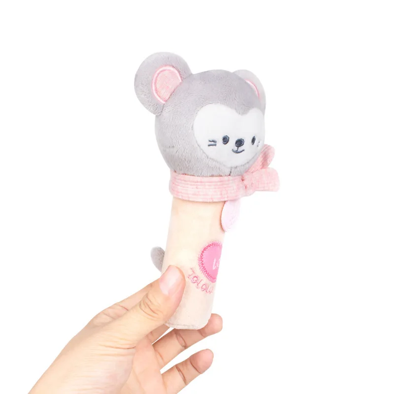 

0-12 Months Newborn Baby Toys Cartoon Animal Baby Plush Rattle Mobile Bell Toy Infant Toddler Early Educational Toys speelgoed