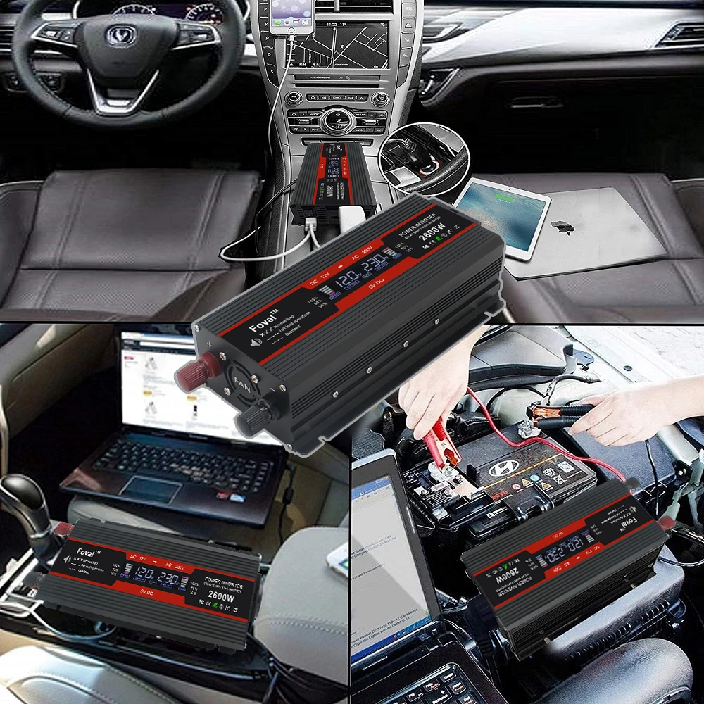 Автомобильный инвертор высокочастотный трансформатор 12V постоянного тока до 220V