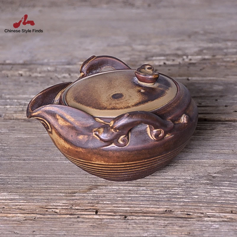 Чайный набор семейный чайник китайский керамический 200 мл|Заварники| |