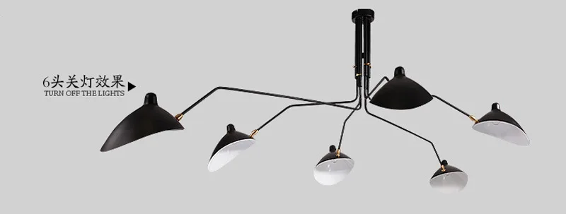 Потолочная лампа в скандинавском стиле дизайнерское потолочное освещение Duckbill