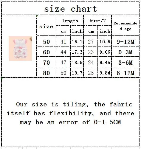 

Summer cute baby flying sleeve flat corner ha clothes newborn casual jumpsuit