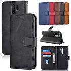 Кожаный чехол-кошелек для Xiaomi Redmi 9 9A 9C 9T 8 8A 7 7A 6 6A 5 Plus 5A 4X 4A 4 K40 K30 K20 GO, Poco X3 Pro M3, защитный чехол
