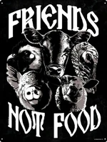 friends hot food animal poster tin sign metal plate farm ranch home store wall decoration retro metal wall sign 128 inch