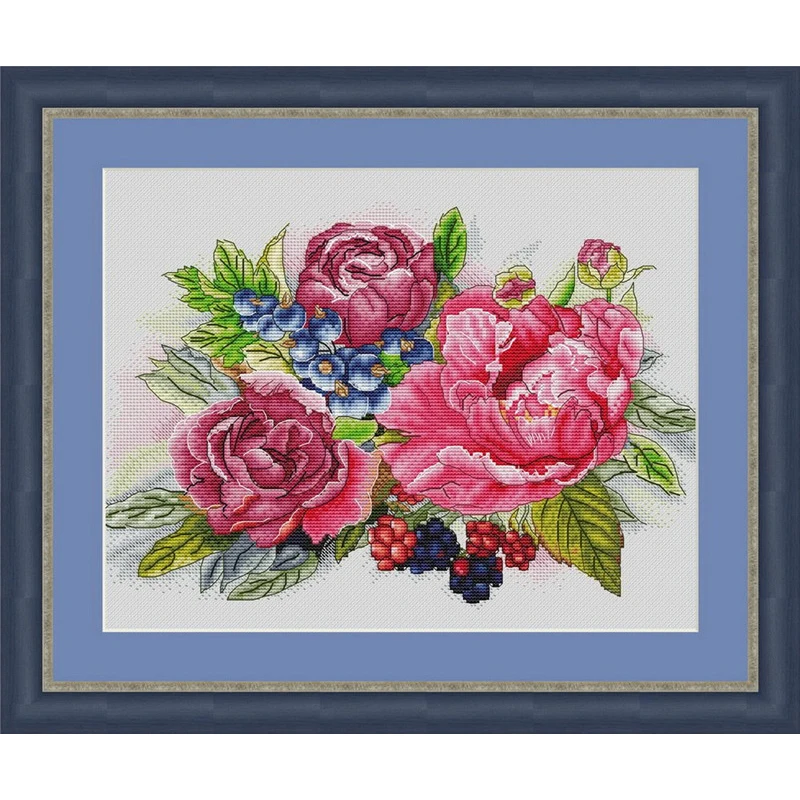 

ZZ2248 For Needlework Kit NOT PRINTED Cross stich Painting Set Cross Stitch Kits Cross-stitch Embroidery Set Stitch Kits Cross