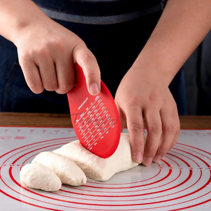 Пищевой силиконовый скребок для масла большой кухонный с чехлом инструменты