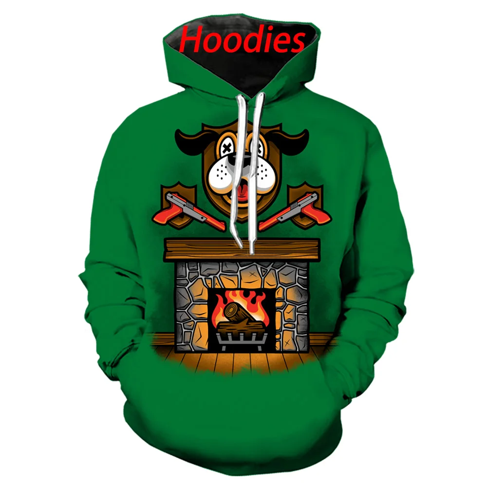 

Толстовка мужская с капюшоном, модная кофта с 3d принтом для охоты, уличная одежда в стиле Харадзюку, пальто в стиле хип-хоп