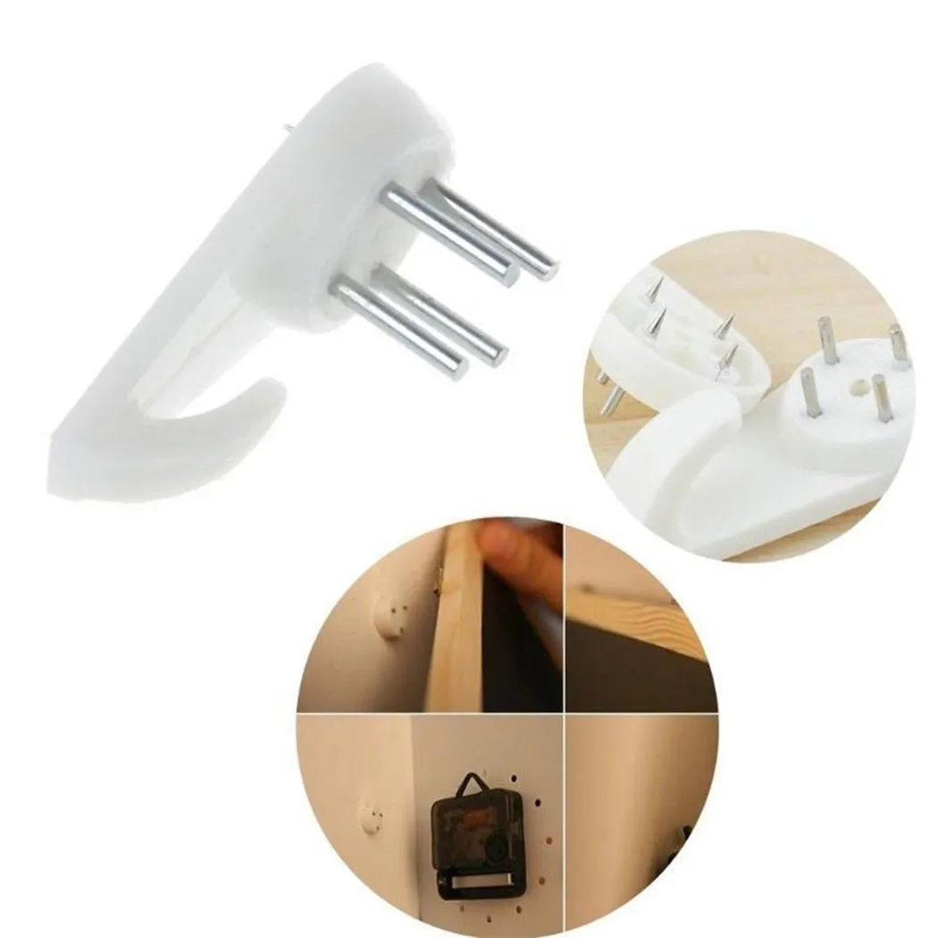 

30PCS Nail Hook Photo Frame Wall Hang Picture Claps Solid Wall Nail Non-trace Nail Hooks Small Invisible Hooks