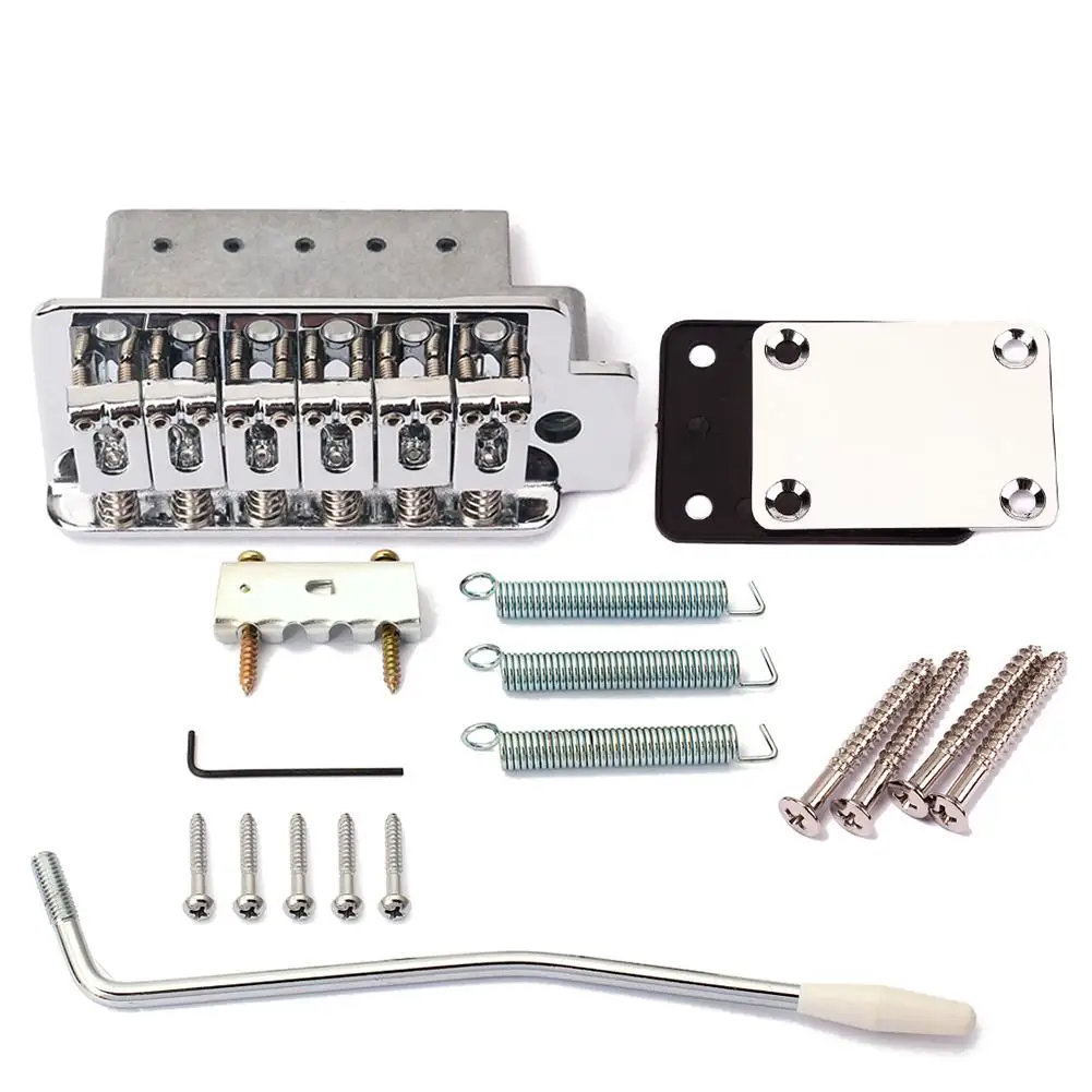 ersatz elektrische gitarre tremolo brücke neck platte kit für stratocaster strat remolo brücke neck platte kit für stratocaster fr