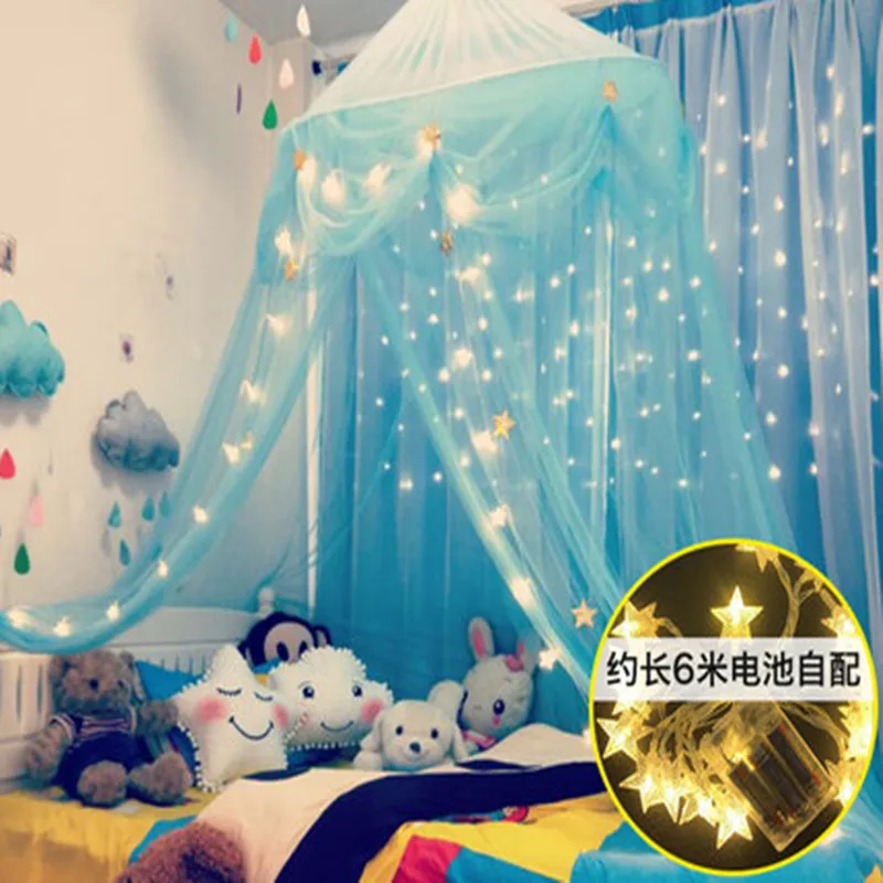 

Купольная подвесная москитная сетка INS, новое потолочное украшение, девочка, сердце, комната, детская комната, занавеска для кровати, вуаль д...