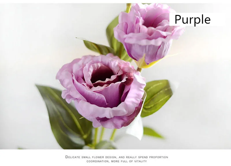 3 шт./лот Eustoma Искусственный шелк цветок дома окно аксессуар для балконов фотографии фоны Platycladus orientalis