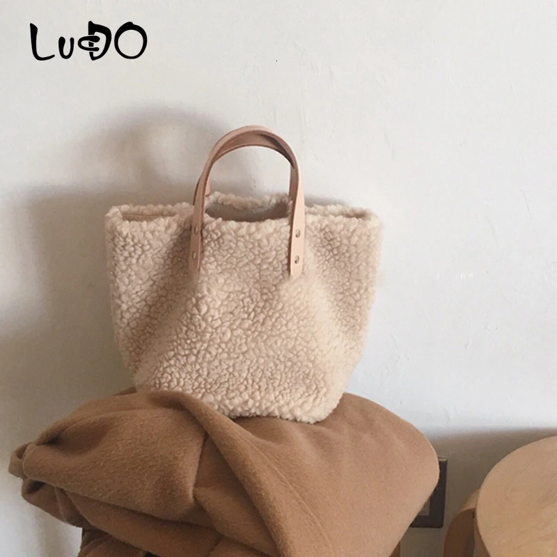 Женская сумка Stlye мягкая плюшевая повседневная для зимы | Багаж и сумки