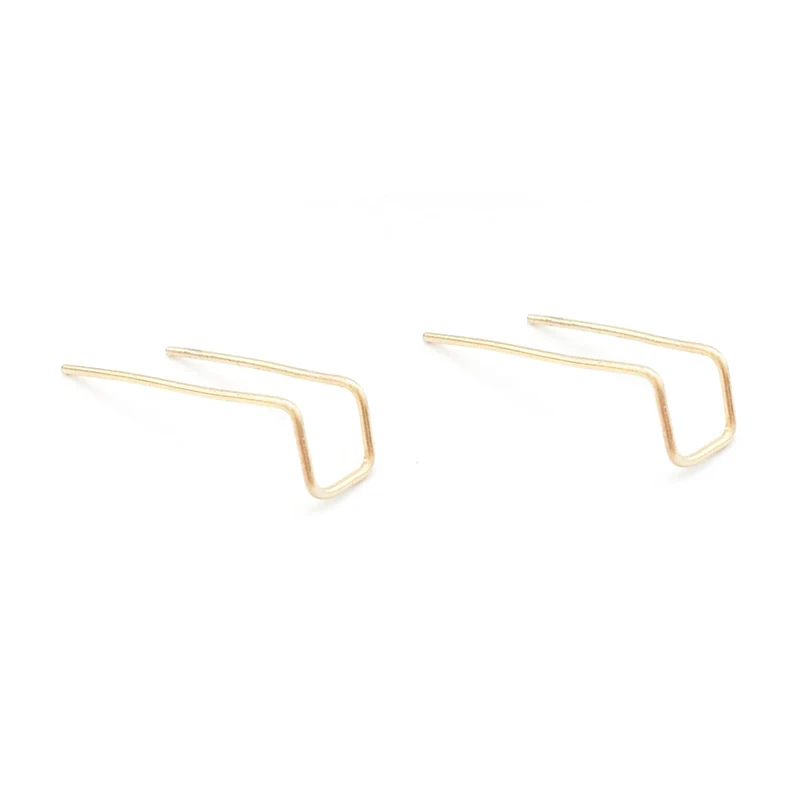 

Женские серьги из серебра 925 пробы, с двумя отверстиями